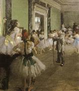 Edgar Degas the dance class France oil painting reproduction